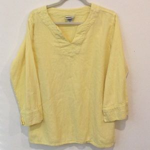Yellow tunic XL